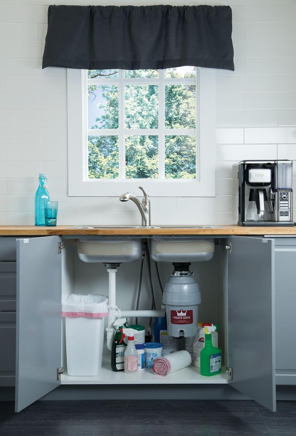 image:imageWaste King Garbage Disposal for Kitchen Sink with Power Cord L10011 HP Continuous Feed