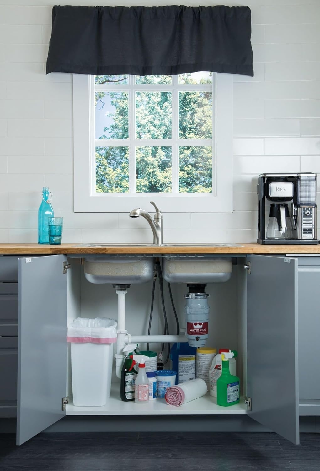 image:imageWaste King Garbage Disposal for Kitchen Sink with Power Cord L100112 HP Continuous Feed