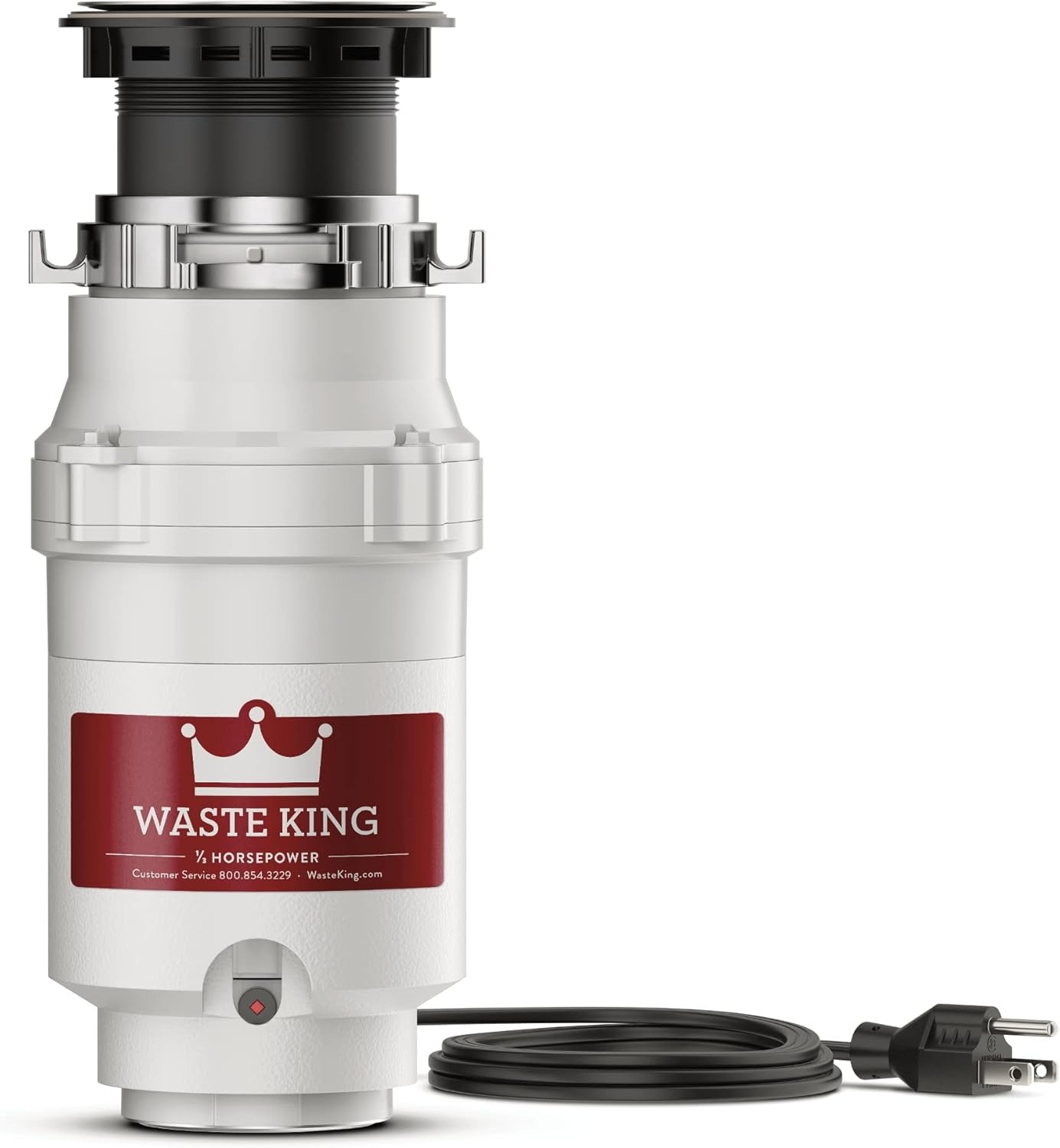 image:imageWaste King L1001 Garbage Disposal with Power Cord 12 HP amp L111 Garbage Disposal with Power Cord 13 HP Gray05 HP