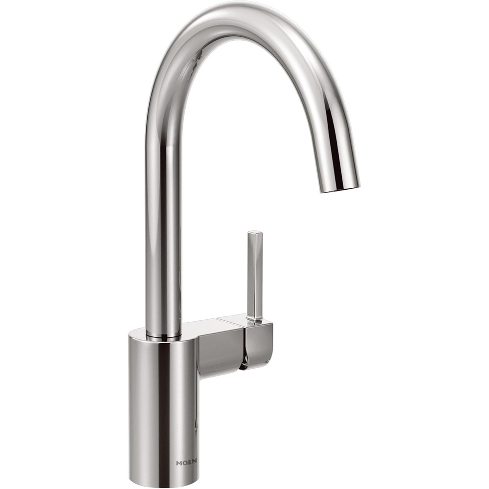 image:imageMoen 7365 Align OneHandle HighArc Modern Kitchen Faucet ChromeChrome