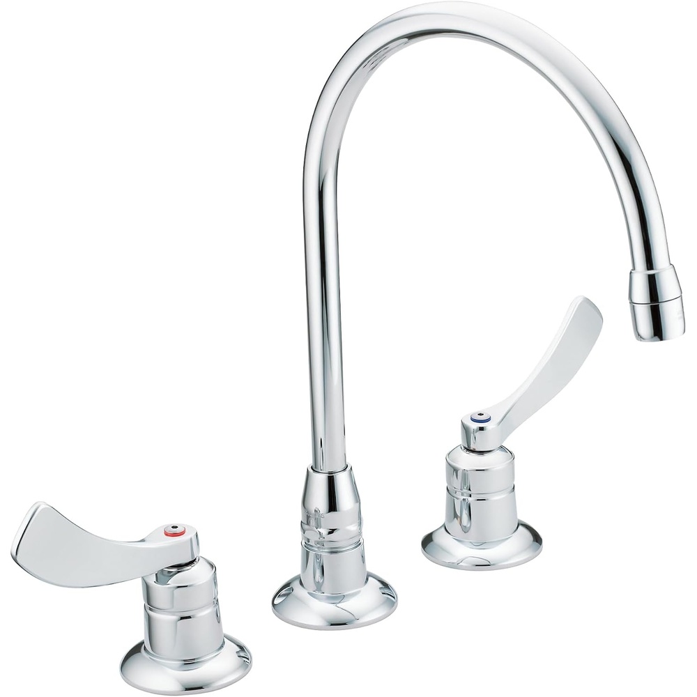 image:imageMoen 8225SMF15 MDURA Chrome TwoHandle Kitchen Faucet