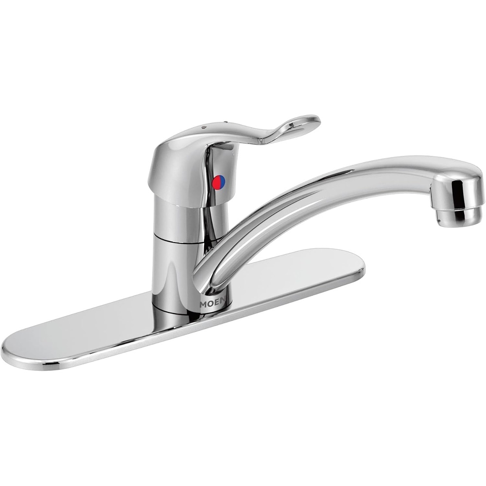 image:imageMoen 8701 Commercial MDURA OneHandle Kitchen Faucet 15 GPM Chrome375