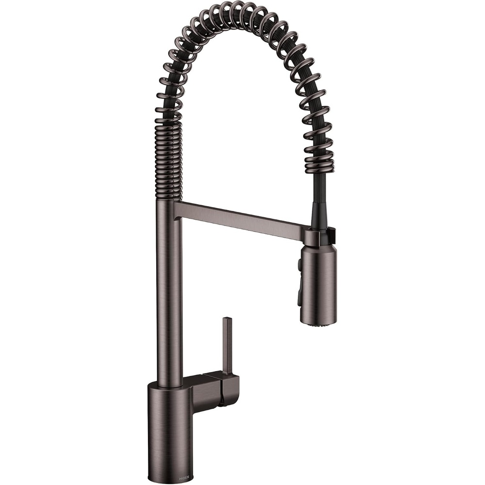 image:imageMoen Align Brushed Gold 3in1 Water Filtration PreRinse Spring Pull Down Kitchen Faucet Water Filter for Sink Faucet Sold Separately F5923BGBlack Stainless