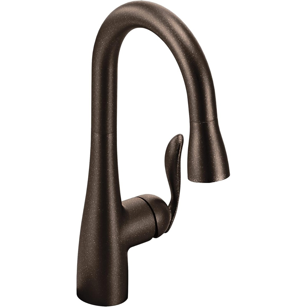 image:imageMoen Arbor Pulldown Bar Faucet with Reflex and Power Clean 5995SRS Pulldown bar faucet Reflex docking system Power Clean spray Spot resist stainless finish Onehandle controlOil Rubbed Bronze