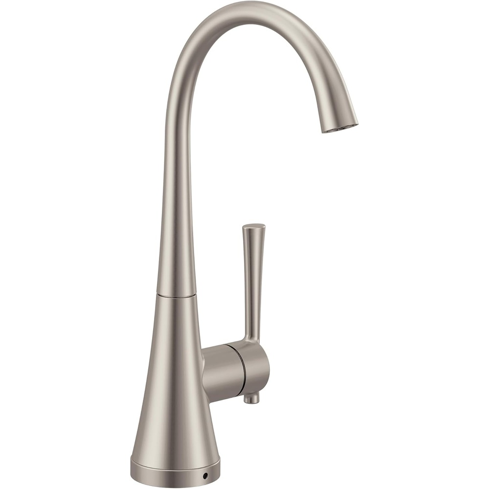 image:imageMoen Chrome Kurv OneHandle High Arc Single Mount Cold Water Beverage Faucet with Optional Filtration System S5560Spot Resist Stainless
