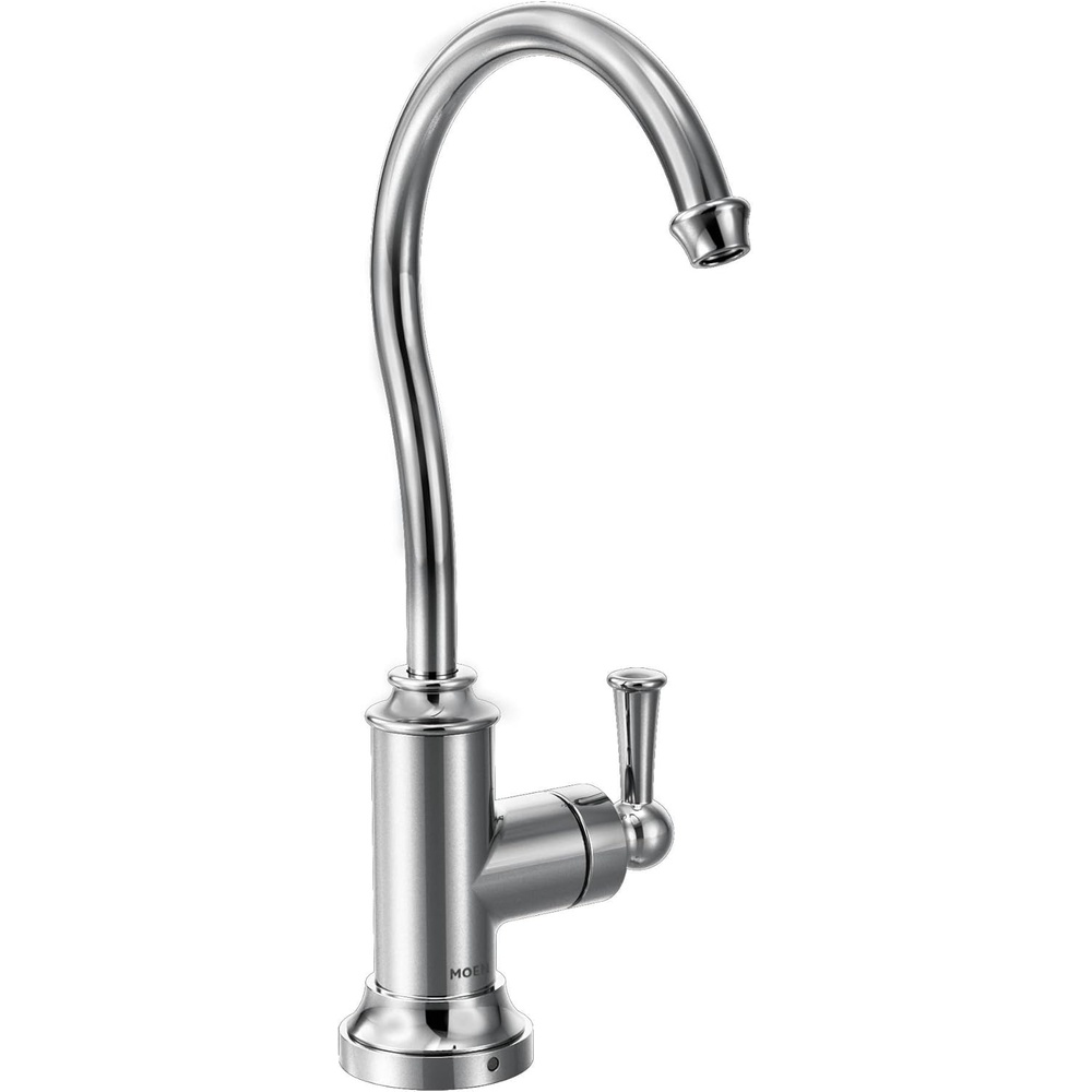 image:imageMoen Chrome Sip Traditional Cold Water Kitchen Beverage Faucet with Optional Filtration System S5510