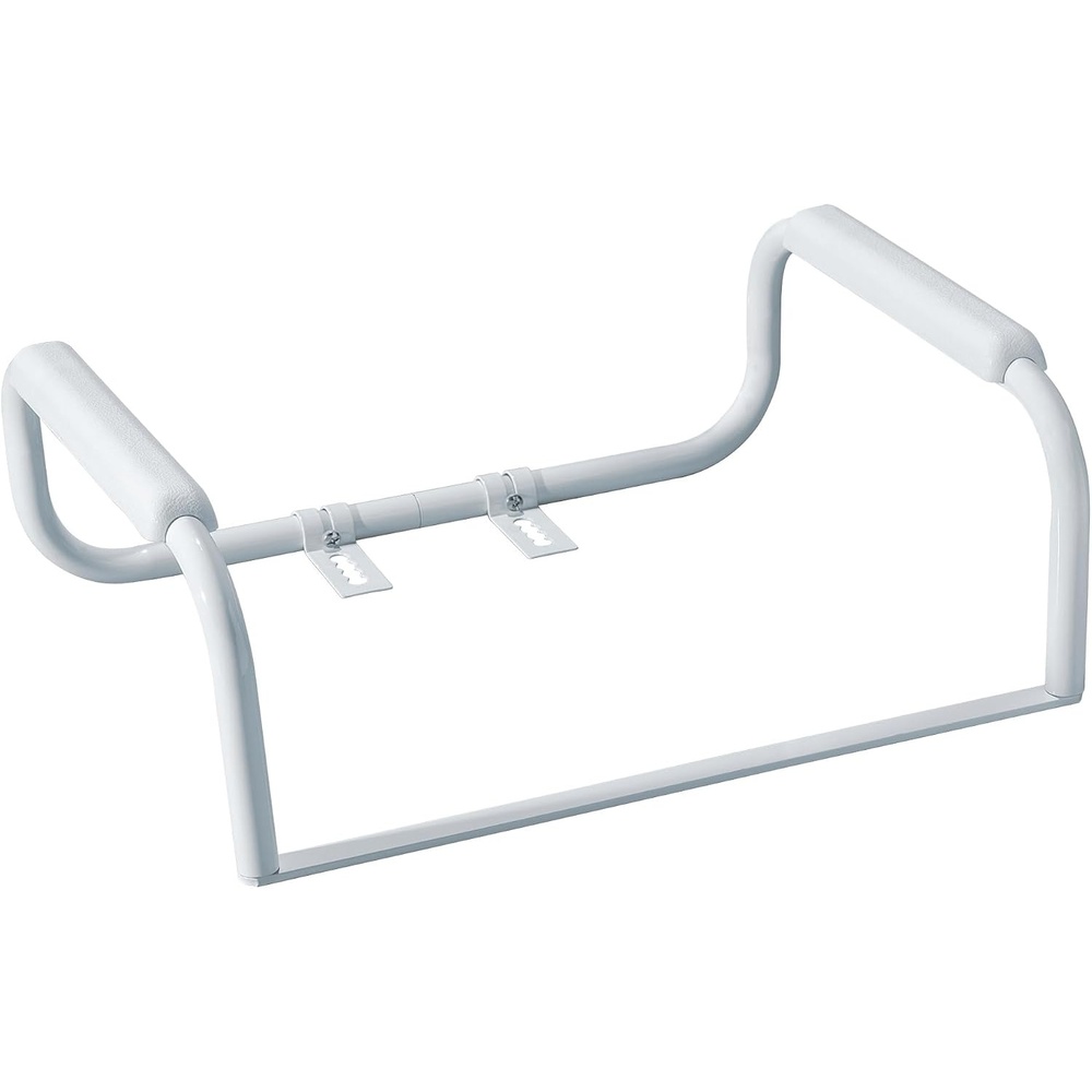 image:imageMoen Glacier White Home Care Bathroom Safety Toilet Grab Bar Toilet Rails for Seniors DN7015