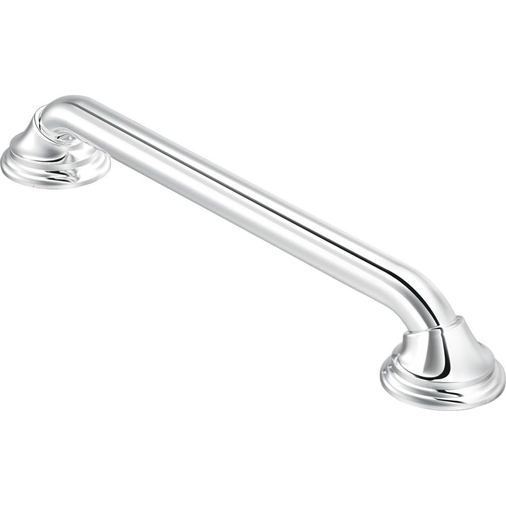 image:imageMoen LR8724D3CH Bathroom Safety 24Inch Ultima Designer Bathroom Grab Bar ChromeChrome