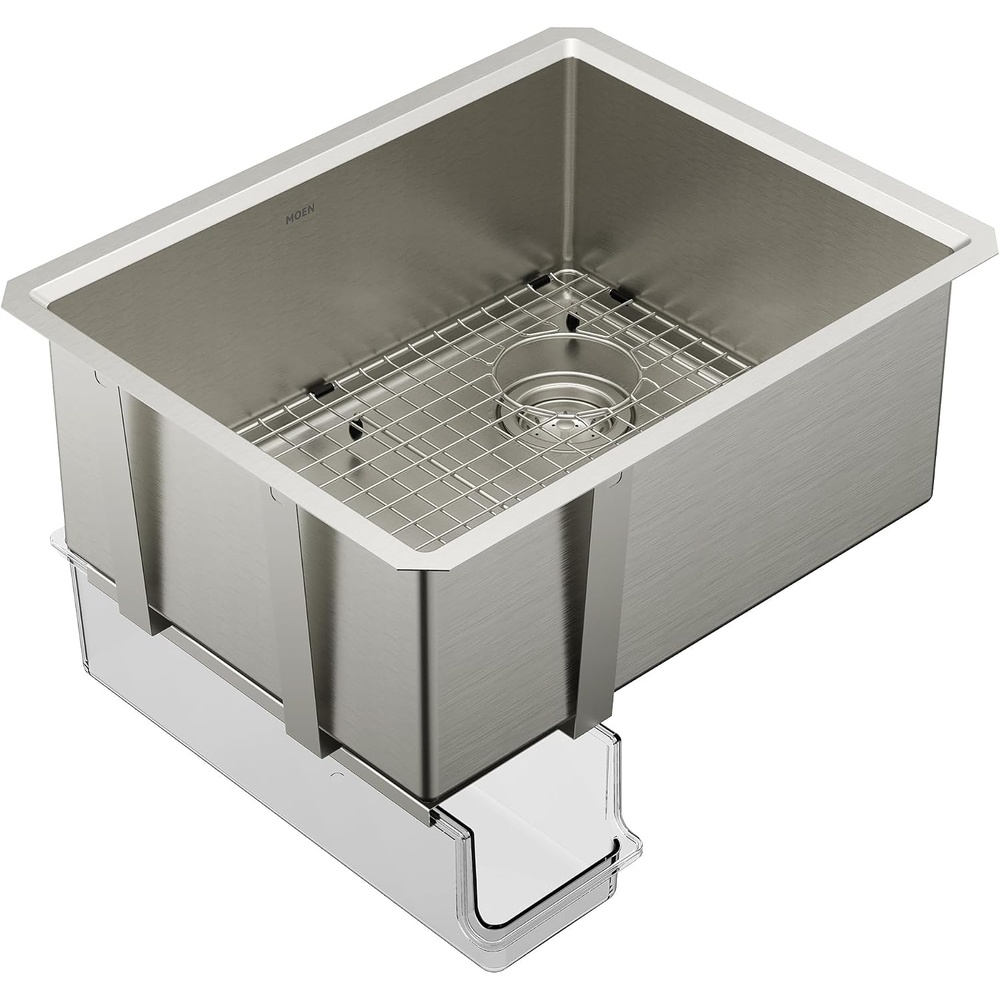 image:imageMoen Luxe Chef Stainless Steel Undermount Single Bowl Sink 27x19 GS161600R