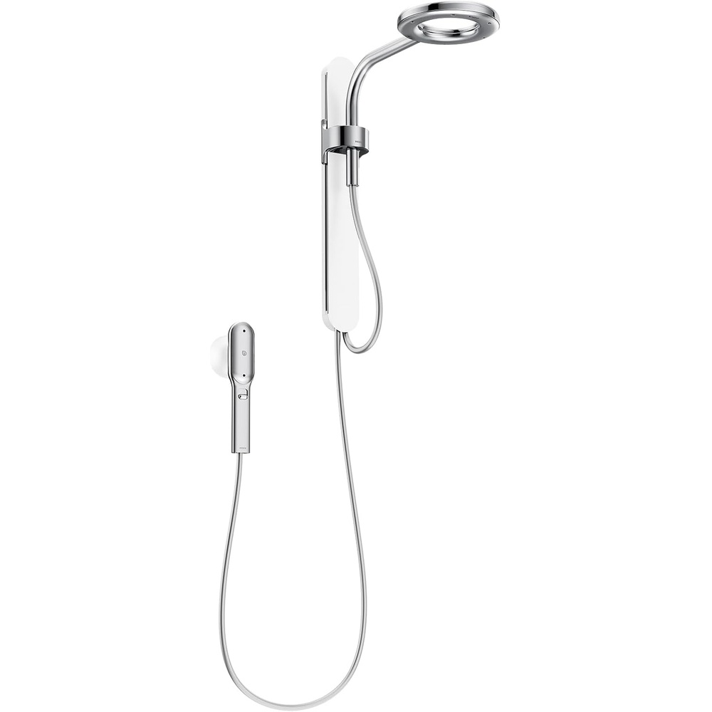 image:imageMoen N207C0BLC Spa Shower including Rainshower Handshower and Magnetic Dock Matte BlackChromeChromeWhite
