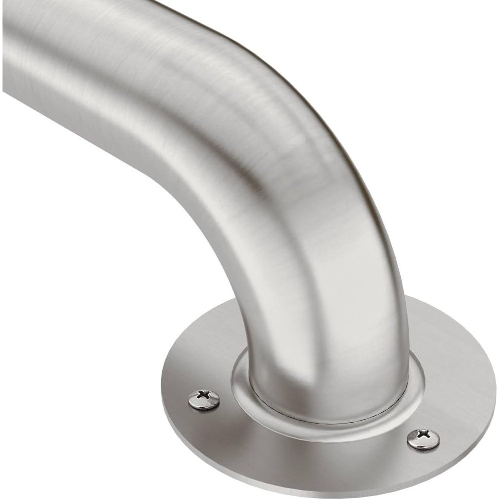 image:imageMoen R7436 Bathroom Safety 36Inch Stainless Steel Bathroom Grab Bar with Exposed Screws Stainless42 Inch