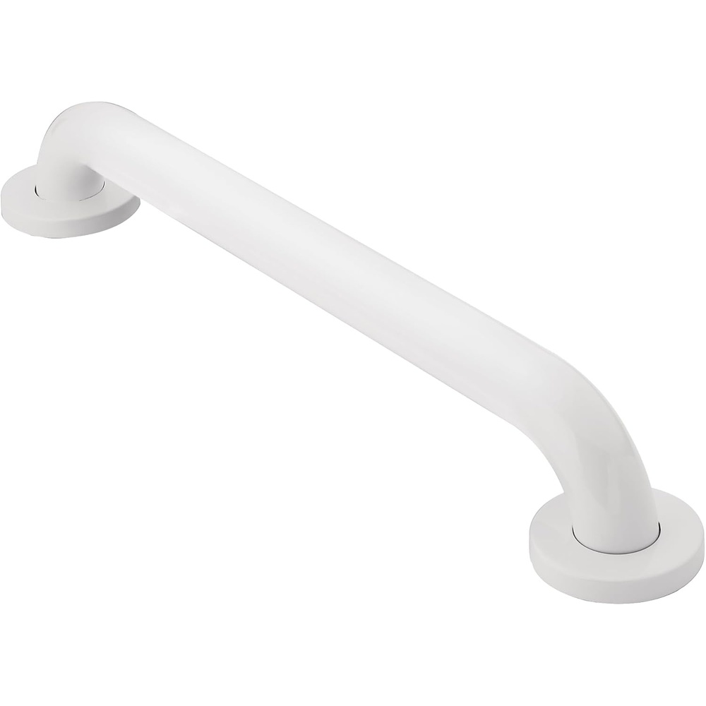 image:imageMoen R8736W Bathroom Safety 36Inch Grab Bar with Concealed Screws Glacier White