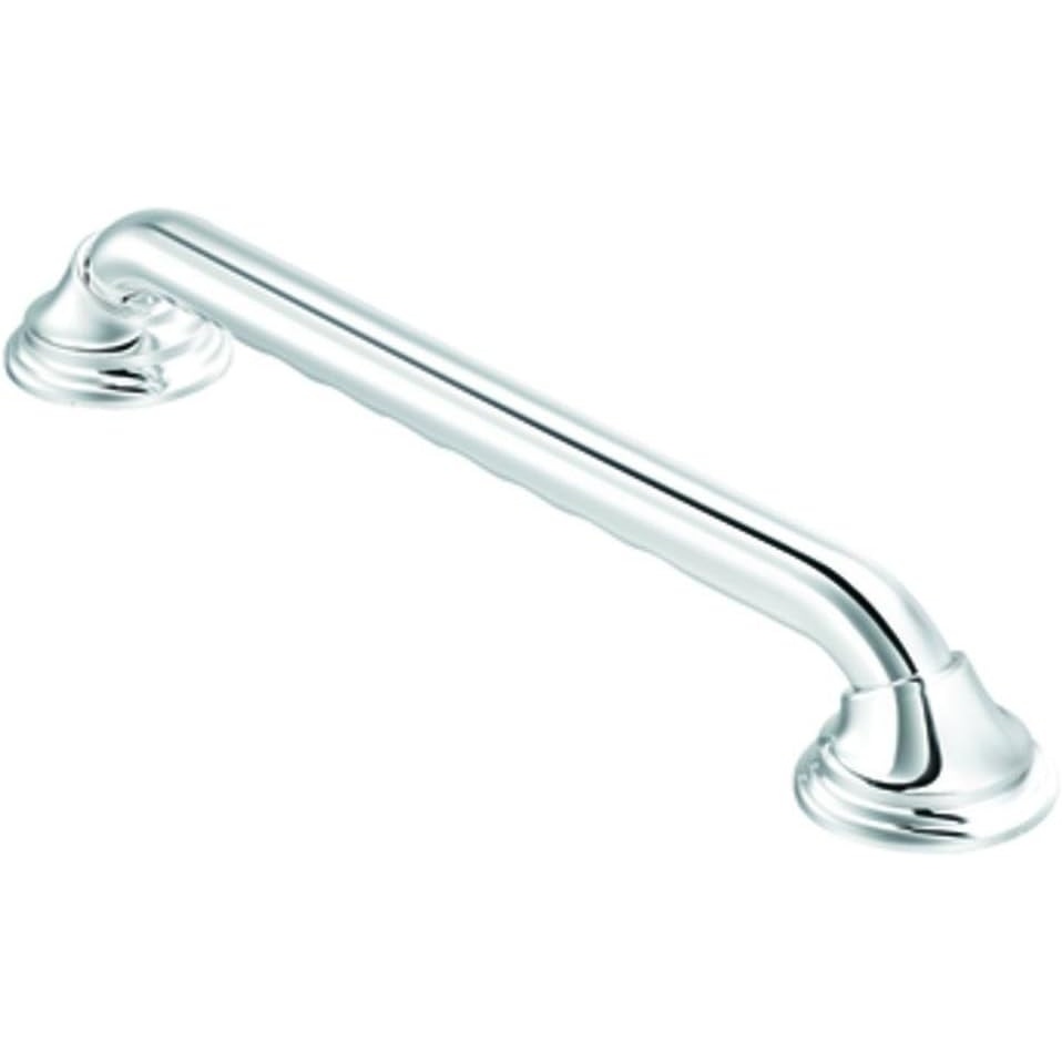 image:imageMoen R8742D3GBN Bathroom Safety 42Inch Designer Grab Bar with Curl Grip Brushed NickelChrome