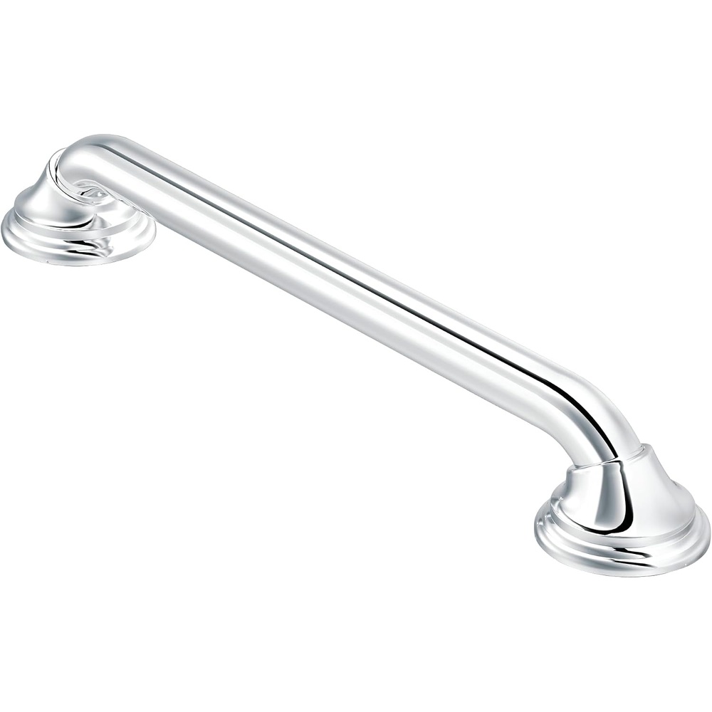 image:imageMoen R8748D3GCH Bathroom Safety 48Inch Grab Bar with Curl Grip Chrome