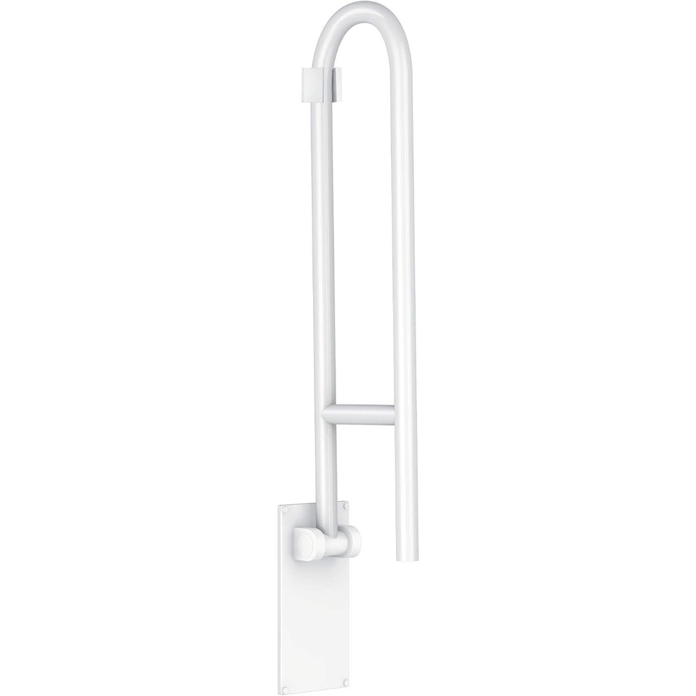 image:imageMoen R8960FD 30 FlipUp Grab Bar Textured Grip Stainless 30 support length flipup space saving textured grip safety stainless steel durability wall mount installGlacier