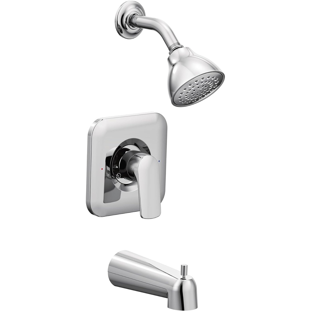 image:imageMoen T2813EPBN Rizon PosiTemp EcoPerformance Tub and Shower Trim Valve Required Brushed NickelChrome