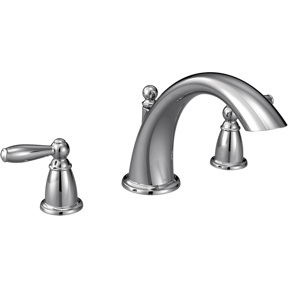 image:imageMoen T933 Brantford 2Handle Deck Mount Roman Tub Faucet Trim Kit Valve Required Chrome