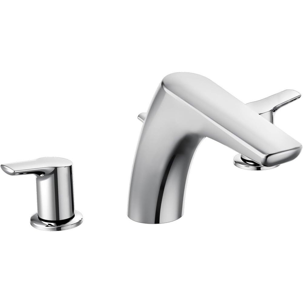 image:imageMoen T986 Method TwoHandle Low Arc Roman Tub Faucet without Valve ChromeChrome
