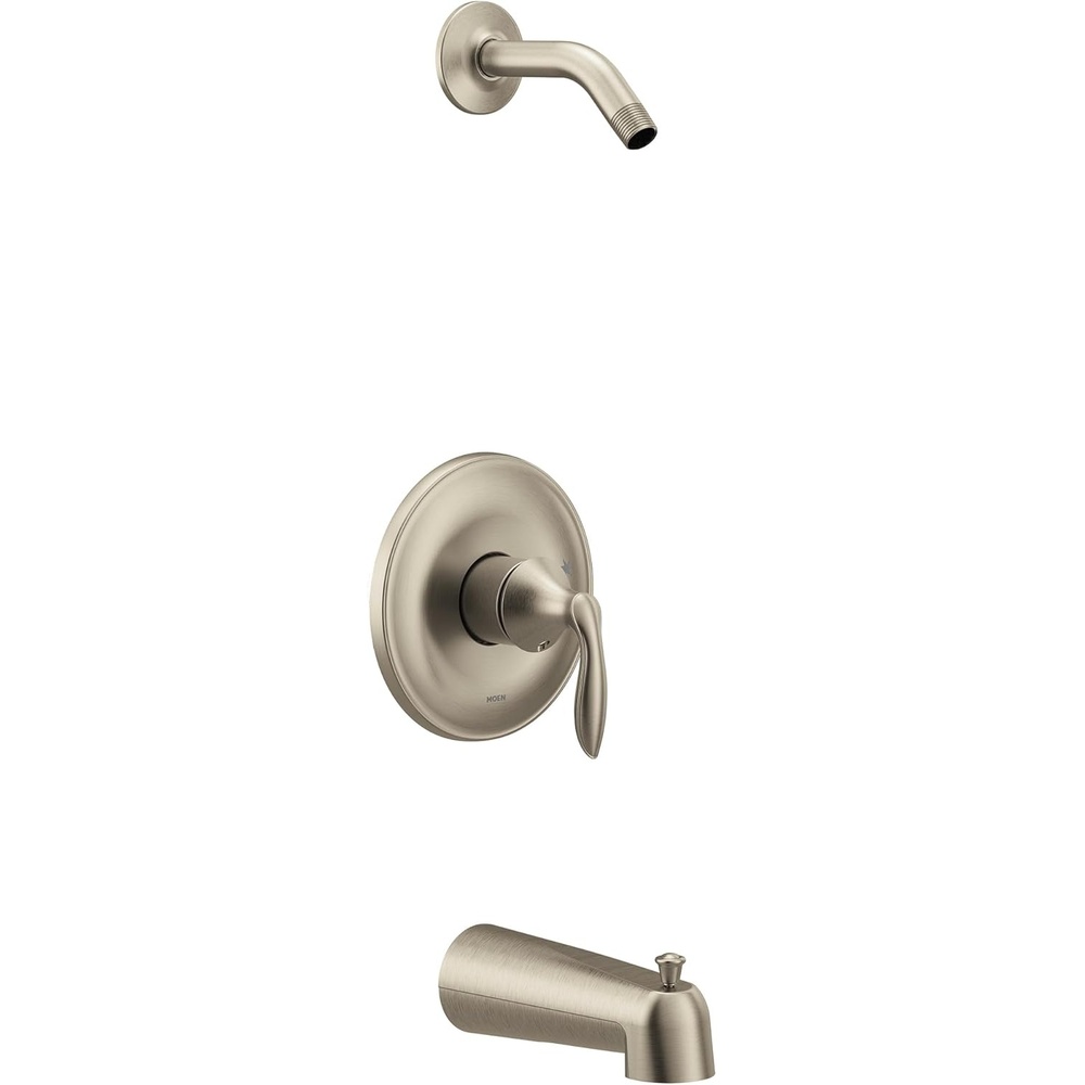 image:imageMoen UT2133NHORB Eva Collection MCORE 3Series 1Handle Tub and Shower Trim Kit Valve Required Oil Rubbed BronzeBrushed Nickel