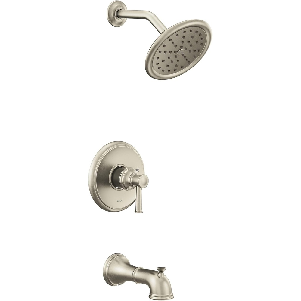 image:imageMoen UT2313EPNL Belfield MCORE 2Series 1Handle Tub and Shower Trim Kit Valve Required Polished NickelBrushed Nickel