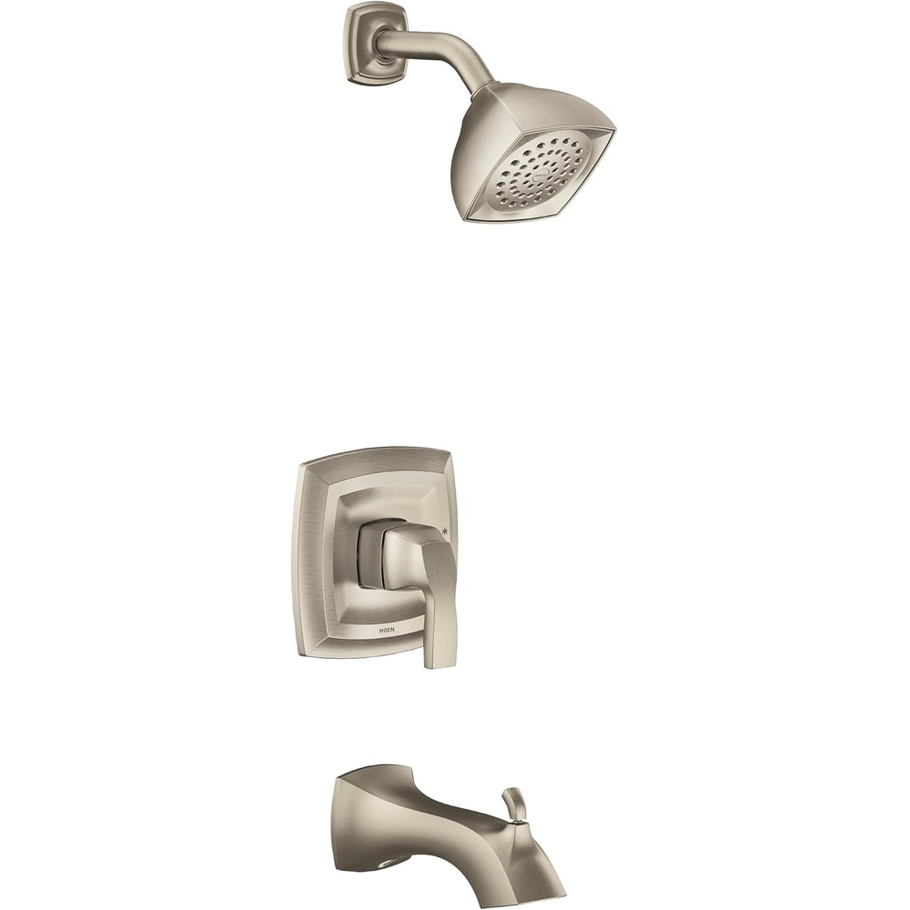 image:imageMoen UT2693EP Voss Collection MCORE 2Series 1Handle Tub and Shower Trim Kit Valve Required ChromeBrushed Nickel