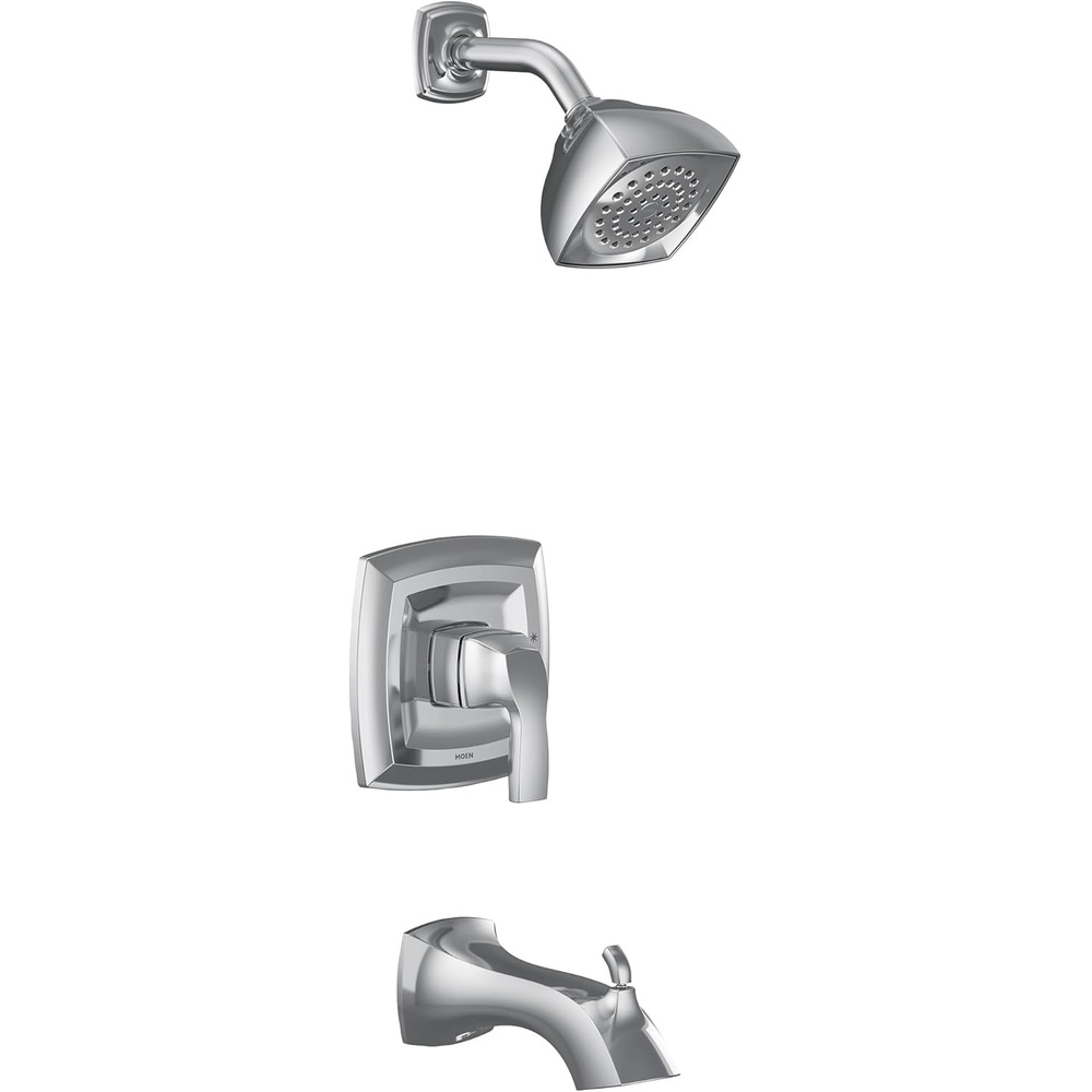 image:imageMoen UT2693EP Voss Collection MCORE 2Series 1Handle Tub and Shower Trim Kit Valve Required ChromeChrome