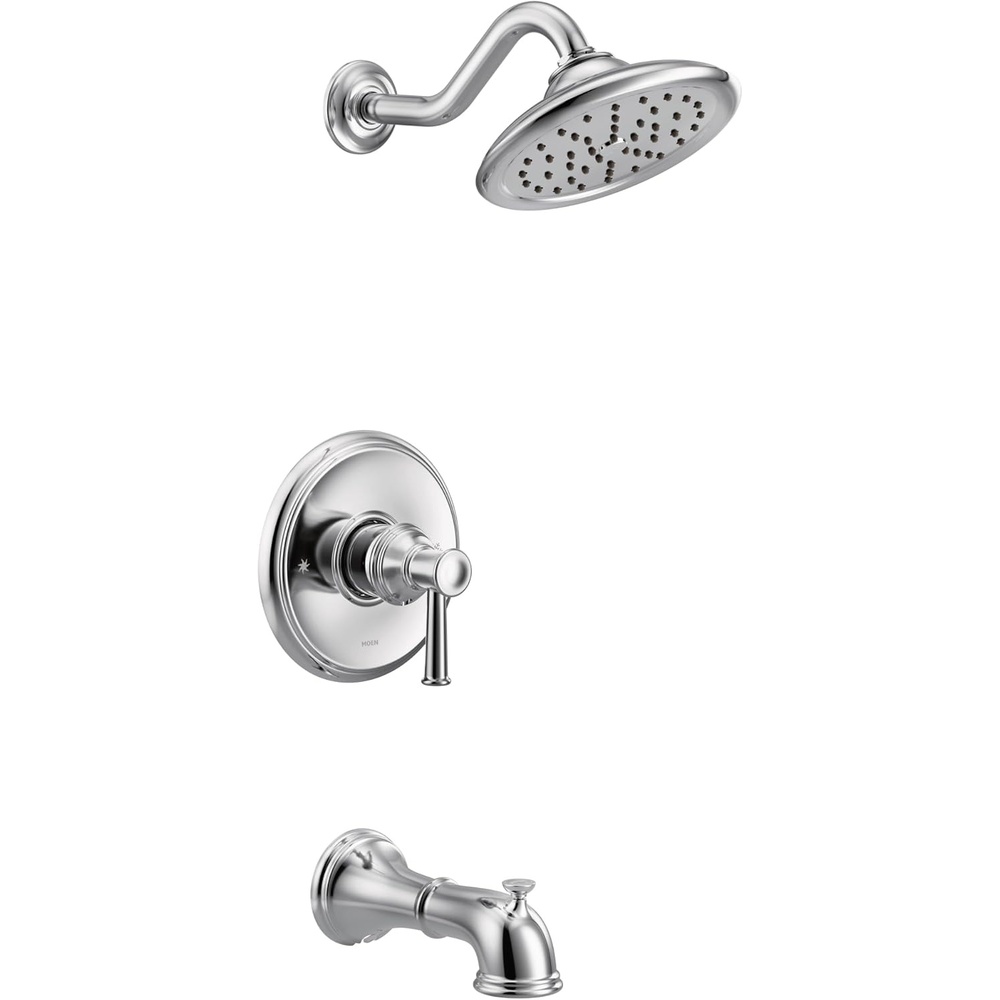 image:imageMoen UT3313BN Belfield MCORE 3Series 1Handle Tub and Shower Trim Kit Valve Required Brushed NickelChrome