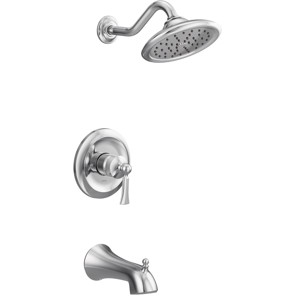 image:imageMoen UT35503ORB Wynford MCORE 3Series 1Handle Tub and Shower Trim Kit Valve Required Oil Rubbed BronzeChrome