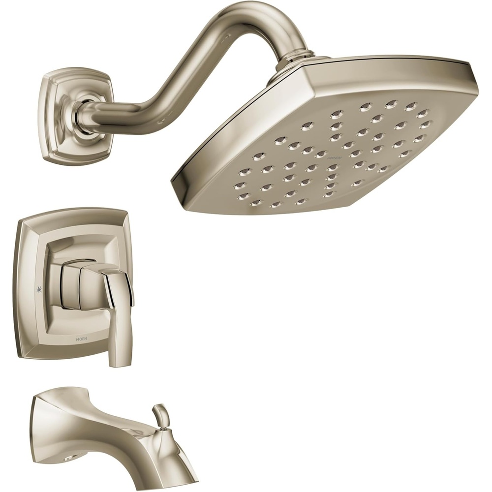 image:imageMoen UT3693EPORB Voss MCORE 3Series 1Handle EcoPerformance Tub and Shower Trim Kit Valve Required Oil Rubbed BronzePolished Nickel
