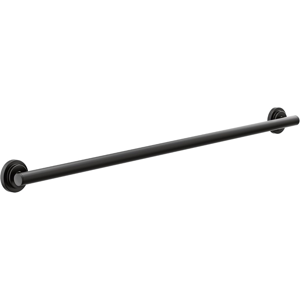 image:imageMoen YG0742BL Bathroom Safety 42Inch Stainless Steel Modern Bathroom Grab BarMatte Black