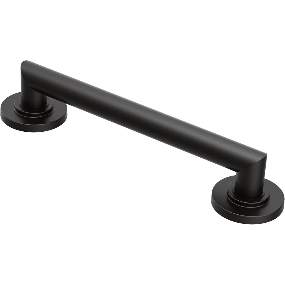 image:imageMoen YG0812BL Bathroom Safety 12Inch Stainless Steel Modern Bathroom Grab Bar