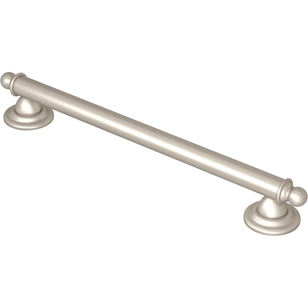 image:imageMoen YG2224CH Bathroom Safety 24Inch Stainless Steel Traditional Bathroom Grab Bar ChromeBrushed Nickel