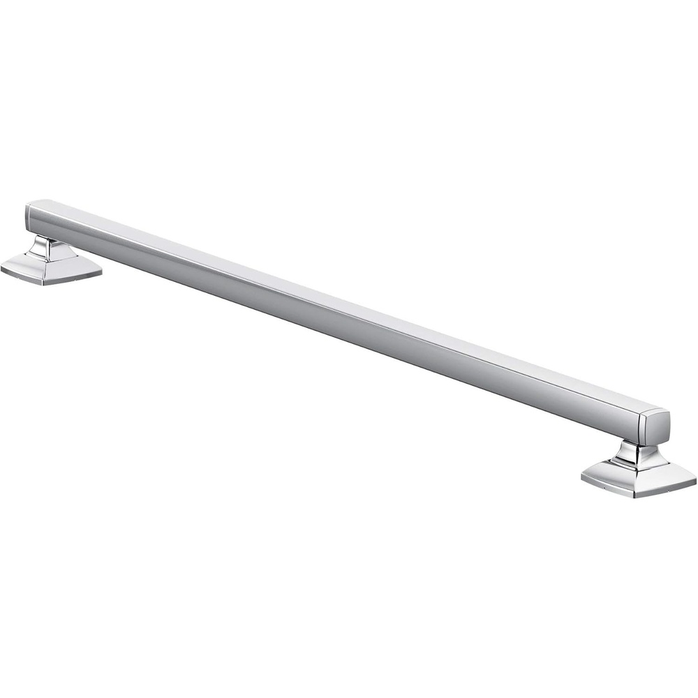 image:imageMoen YG5118BN Bathroom Safety 18Inch Stainless Steel Transitional Bathroom Grab Bar Brushed NickelNickel