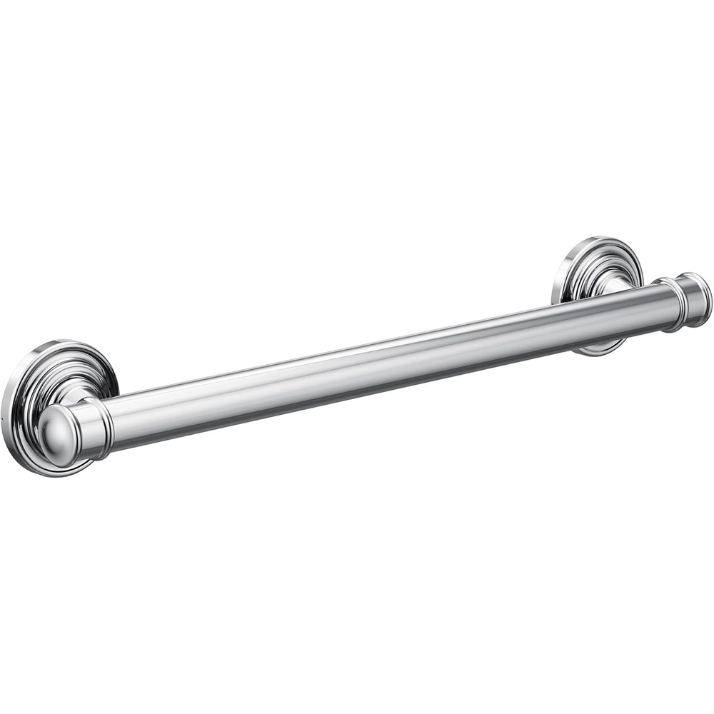 image:imageMoen YG6424ORB Bathroom Safety 24Inch Stainless Steel Traditional Bathroom Grab Bar OilRubbed BronzeChrome