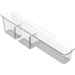 Moen 215818 Luxe Chef Workstation System Accessory, Kitchen Drawer Organizer, Workstation System Acrylic Utensil Bin, Clear