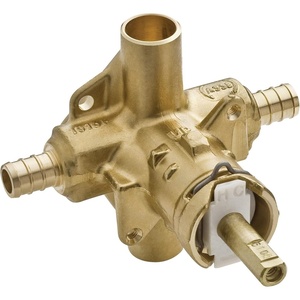 Moen 2580 Posi-Temp Brass Pressure Balancing Shower Valve, 1/2-Inch Crimp Ring PEX Connection(0.5)