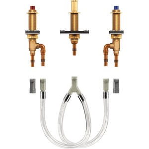 Moen 4793 Two Handle Roman Tub Adjustable Valve with 1/2-Inch CPVC PEX Connections(0.5)