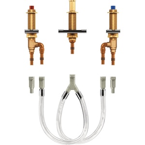 Moen 4794 M-Pact Two-Handle Roman Tub Valve with 10-Inch Center and 1/2-Inch PEX Cold Expansion