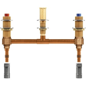 Moen 4797 Two Handle Roman Tub Valve 10″ Centers Pex with 1/2″ Cpvc Adapters, Unfinished