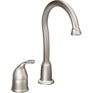 Moen 4905SRS Camerist One-Handle High Arc Bar Faucet, Spot Resist Stainless(Spot Resist Stainless)