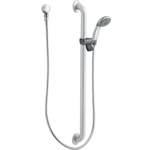 Moen 52236GBM15 Commercial Slide Bar/Grab Bar Eco Performance Hand Shower System 1.5 gpm, Chrome
