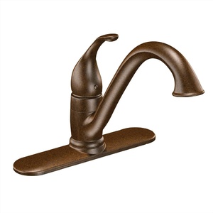 Moen 7825ORB Camerist One-Handle Low Arc Kitchen Faucet, Oil Rubbed Bronze(Oil Rubbed Bronze)