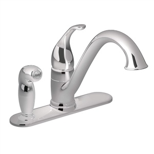 Moen 7835SRS Camerist One-Handle Low Arc Kitchen Faucet, Spot Resist Stainless(Chrome)