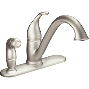 Moen 7835SRS Camerist One-Handle Low Arc Kitchen Faucet, Spot Resist Stainless(Spot Resist Stainless)