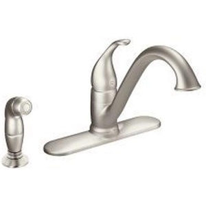 Moen 7840 Camerist One-Handle Low Arc Kitchen Faucet, Chrome(Spot Resist Stainless)