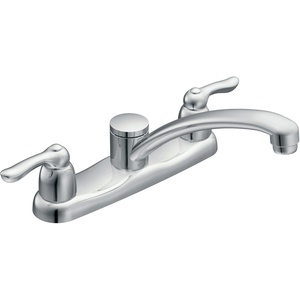 Moen 7906 Chateau Two-Handle Kitchen Faucet, Chrome