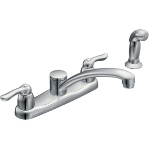 Moen 7907 Two-Handle Kitchen Faucet, Chrome