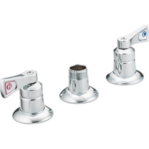 Moen 8226 Commercial M-Dura Widespread Kitchen Faucet without Spout, Chrome