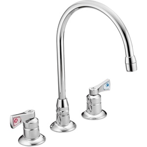 Moen 8227 Commercial M-Dura Widespread Kitchen Faucet 2.2 gpm, Chrome