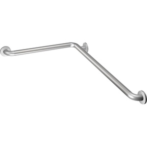 Moen 8994 Bathroom Safety 24-Inch x 36-Inch L-Shaped Peened Bathroom Grab Bar, Peened